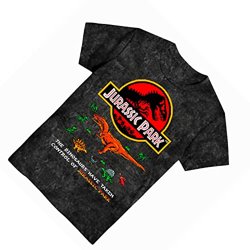 Jurassic Park Boys 8Bit Tie Dye T-Shirt