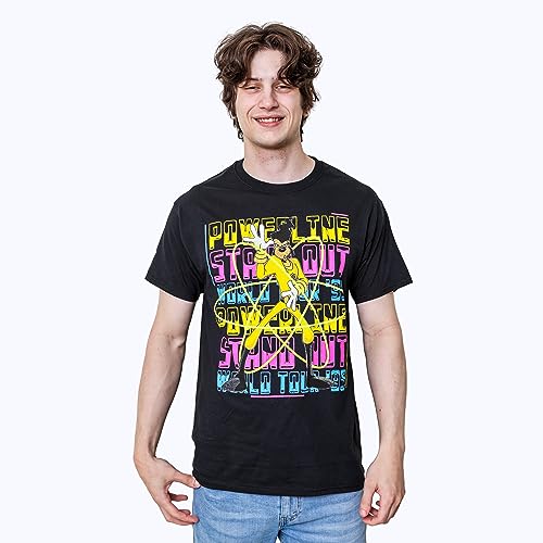 Disney Goofy Movie Powerline Tour Adult T-Shirt Black