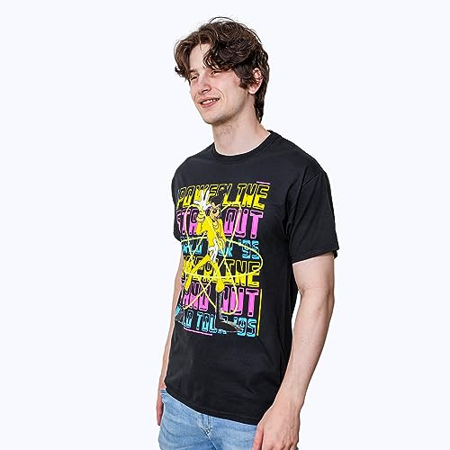 Disney Goofy Movie Powerline Tour Adult T-Shirt Black