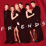 Friends TV Show Cast X-Large Novelty T-Shirt