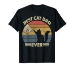 Funny Cat Dad T-Shirt for Men