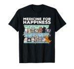 Happiness is Cats Every Day T-Shirt