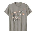 Cute Cat Dandelion T-Shirt for Women and Girls