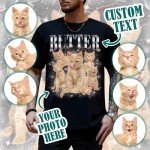 Personalized Cat Faces Tee for Cat Lovers