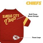 Kansas City Chiefs Pet T-Shirt for Dogs & Cats