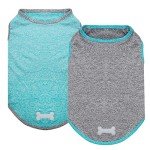 Reflective Dog Tank Tops for Small Dogs - 2 Pack