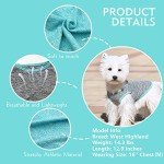 Reflective Dog Tank Tops for Small Dogs - 2 Pack