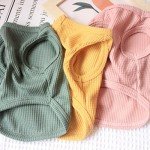 Cute Cotton Dog T-Shirts - Summer Pastels 3-Pack