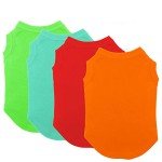 Chol&Vivi Cute Pet T-Shirts - 4 Pack