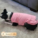 2-Pack Striped Cotton Dog T-Shirts for Small Dogs
