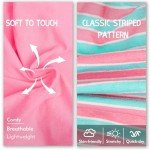 2-Pack Striped Cotton Dog T-Shirts for Small Dogs