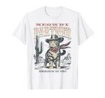 Cowboy Cat Meowdy Partner Vintage T-Shirt