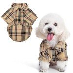 Cute Plaid Polo Shirt for Small Dogs