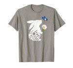 Cute Bunny with Daisy and Butterfly Easter Tee