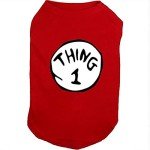 Pop Culture Dog T-Shirt: Thing 1 to 9