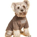 Cute Khaki Dog T-Shirt for Small to Medium Dogs
