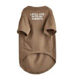 Cute Khaki Dog T-Shirt for Small to Medium Dogs