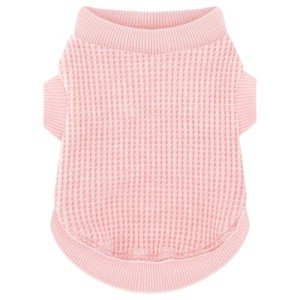 Cozy Pink Dog Sweater for Small Puppies