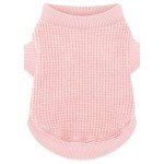 Cozy Pink Dog Sweater for Small Puppies