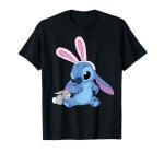Disney Stitch Easter Bunny Graphic Tee