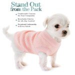 Cozy Pink Dog Sweater for Small Puppies