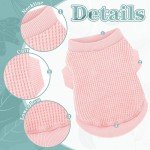 Cozy Pink Dog Sweater for Small Puppies