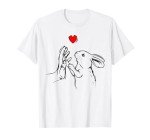 Bunny Love Graphic Tee for Girls