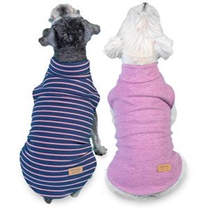 Dog Sweater Set: Cozy Turtleneck Pullover for Small Dogs