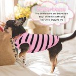 Striped Pet Tee for Dogs and Cats