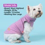 Dog Sweater Set: Cozy Turtleneck Pullover for Small Dogs