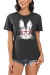 Cute Bunny Graphic Tee for Women