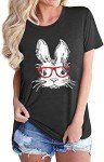 Cute Bunny Graphic Tee for Women