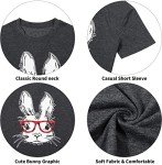 Cute Bunny Graphic Tee for Women