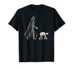 Darth Vader Dog Walker Funny T-Shirt