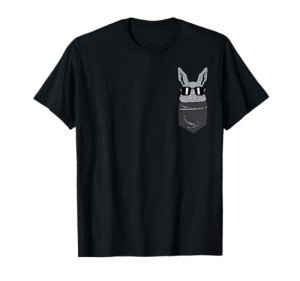 Cool Easter Bunny Sunglasses Pocket T-Shirt for All