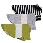 Color Block Striped Dog T-Shirt 3-Pack