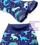 Navy Dinosaur Print Pajamas for Large Dogs