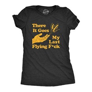 Funny Sarcastic "Last Flying F***" T-Shirt for Women
