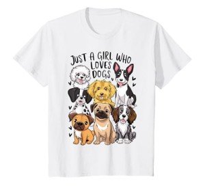 Just a Girl Who Loves Dogs T-Shirt