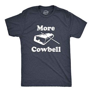 Funny "More Cowbell" T-Shirt for Men - XXL