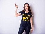 Funny Sarcastic "Last Flying F***" T-Shirt for Women