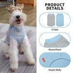 Stylish Dog T-Shirts for Small Dogs - 2 Pack