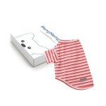 Cute Pink Stripe Dog T-Shirt for Small Dogs