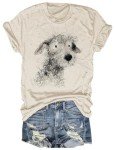 Cute Giraffe Graphic Tee for Women