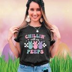 Chillin' with My Peeps Funny Easter T-Shirt