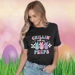 Chillin' with My Peeps Funny Easter T-Shirt
