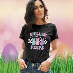 Chillin' with My Peeps Funny Easter T-Shirt