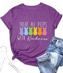 Kindness Peeps Teacher Easter Bunny T-Shirt