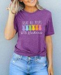 Kindness Peeps Teacher Easter Bunny T-Shirt