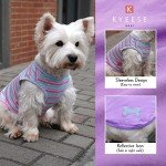 Cute Striped Dog and Cat Tank Tops - 2 Pack